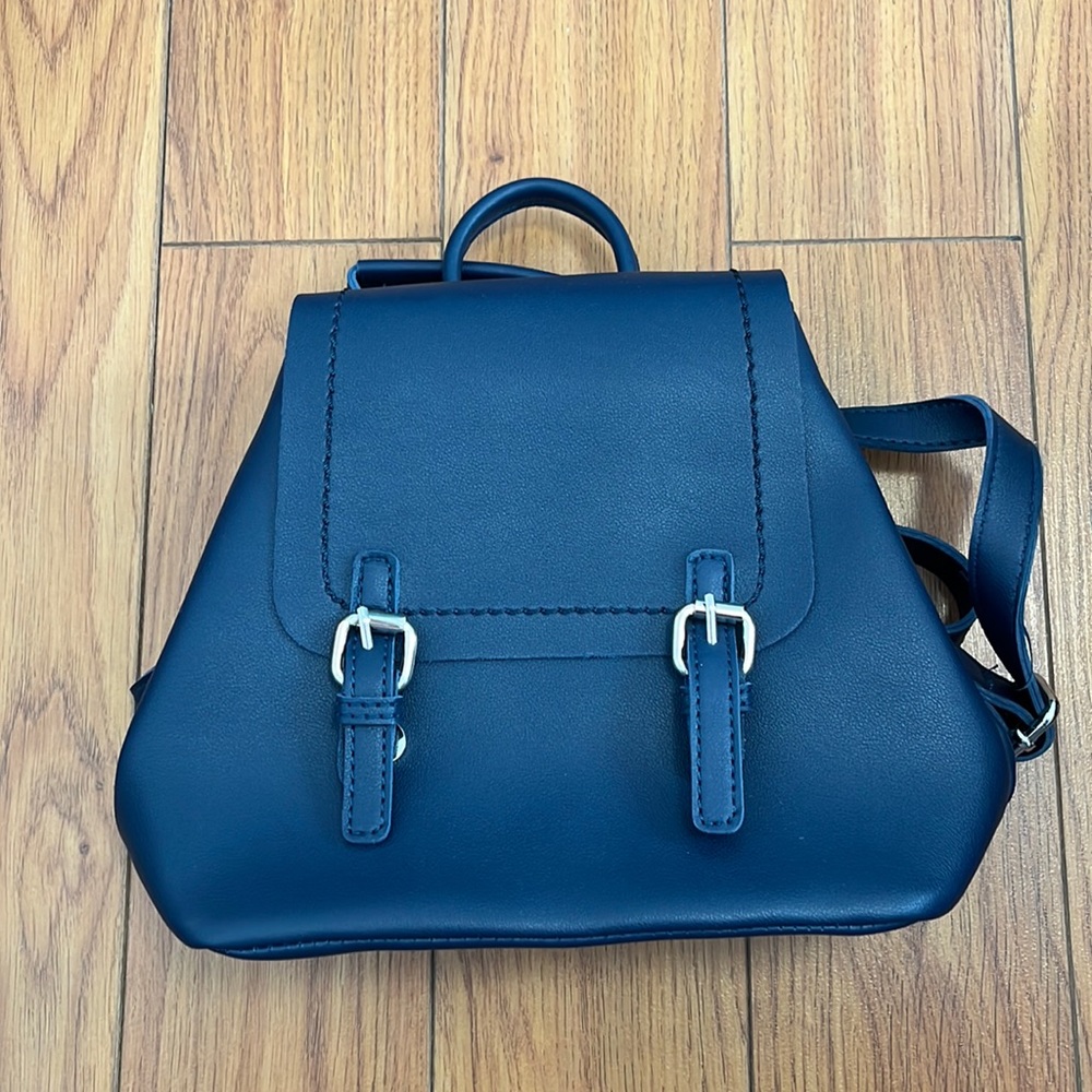 NWOT navy mini backpack